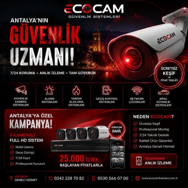 Ecocam Güvenlik Kamera Alarm Sistemleri - Fotoğraf 7